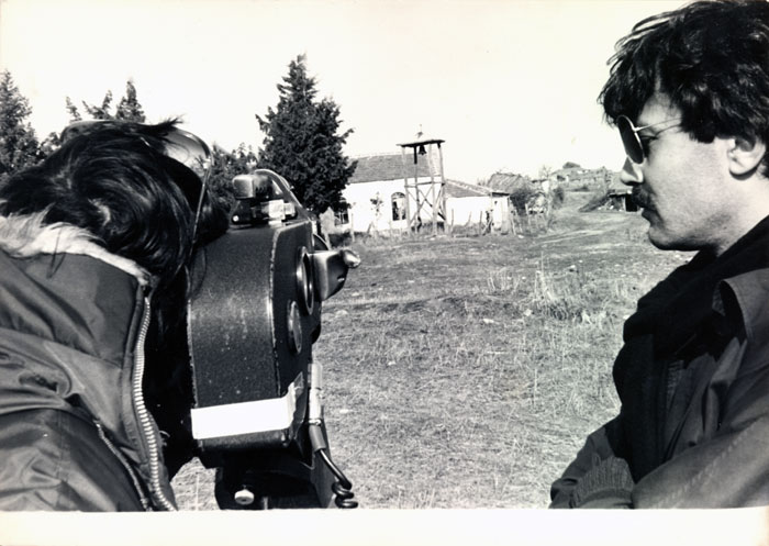 &nbsp;Ο&nbsp;Γιώργος&nbsp;Αρβανίτης&nbsp;με&nbsp;τον&nbsp;...&nbsp;κατά&nbsp;τη&nbsp;διάρκεια&nbsp;των&nbsp;γυρισμάτων&nbsp;της&nbsp;ταινίας&nbsp;«Μέρες&nbsp;του&nbsp;’36»&nbsp;(;),&nbsp;Ελληνικός&nbsp;Οργανισμός&nbsp;Φωτορεπορτάζ,&nbsp;1972