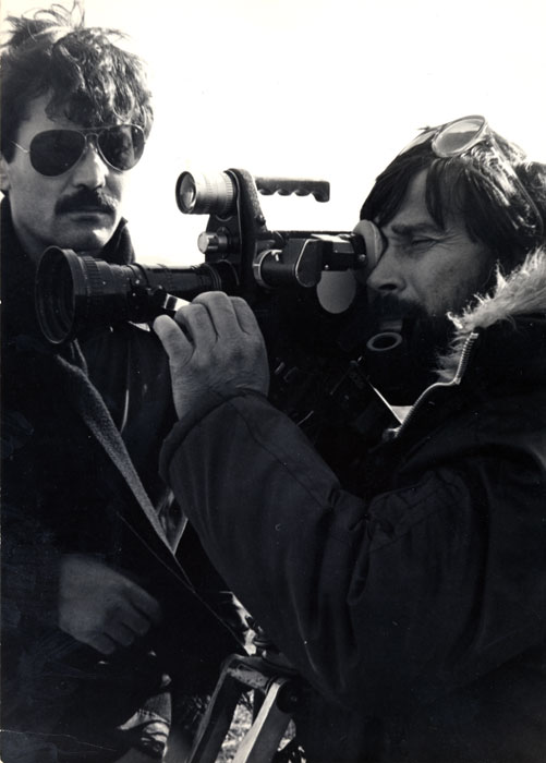&nbsp;Ο&nbsp;Γιώργος&nbsp;Αρβανίτης&nbsp;με&nbsp;τον&nbsp;...&nbsp;κατά&nbsp;τη&nbsp;διάρκεια&nbsp;των&nbsp;γυρισμάτων&nbsp;της&nbsp;ταινίας&nbsp;«Μέρες&nbsp;του&nbsp;’36»&nbsp;(;),&nbsp;Ελληνικός&nbsp;Οργανισμός&nbsp;Φωτορεπορτάζ,&nbsp;1972