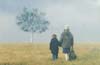 Η Τάνια Παλαιολόγου και ο Μιχάλης Ζέκε στην ταινία «Τοπίο στην ομίχλη», Walter Ruggle